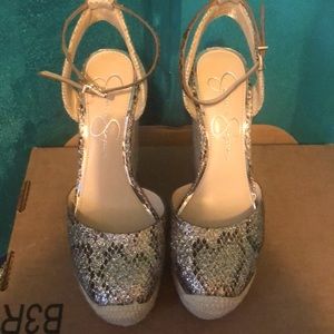 Jessica Simpson wedges